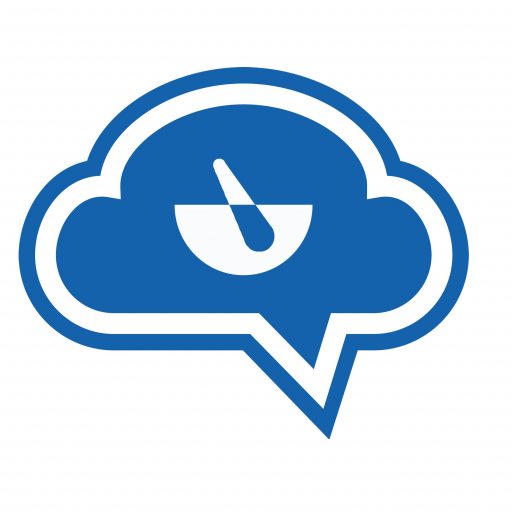 A simplified and stylized representation of a cloud, serving as a logo. The design features a single cloud outline, suggesting a focus on cloud-based services or technology.