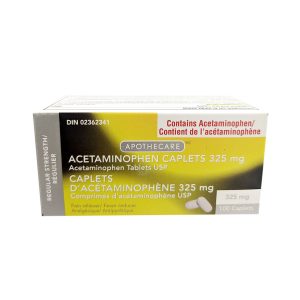 Apc acetaminophen caplet 325mg 100's