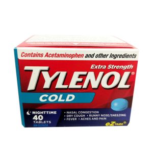 Tylenol cold x-st night tabs 40's