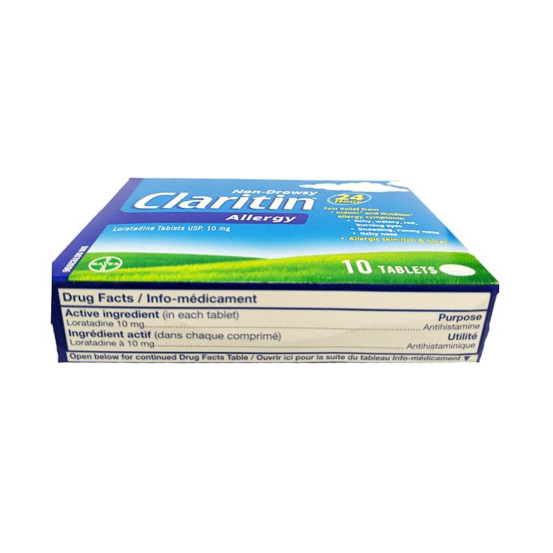 Claritin 24hr allergy tabs N-D 10's