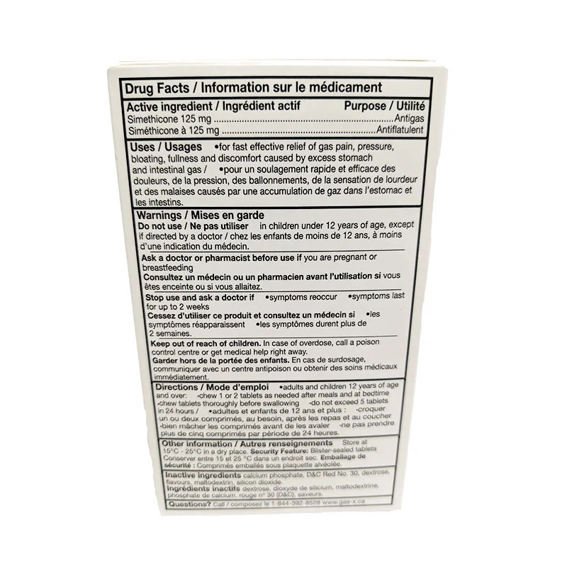 Gas-x tabs x-str cherry 18's