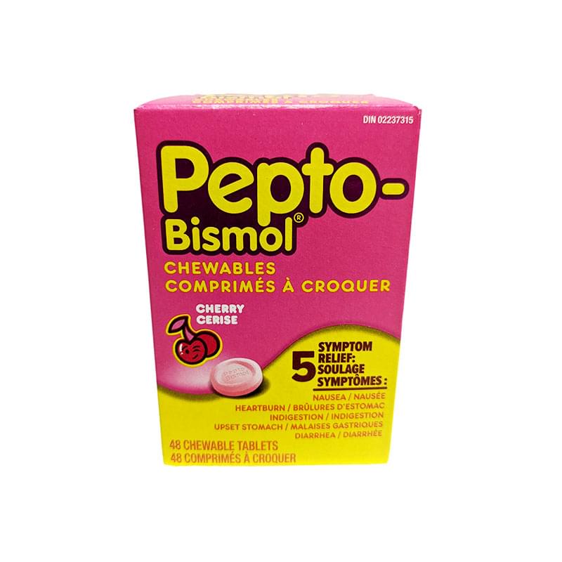 Pepto bismol chewable cherry 48's
