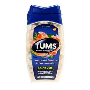 tums x-str asst berries 100's